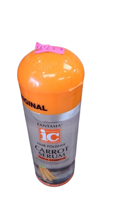Carrot serum for hair shine - detergents